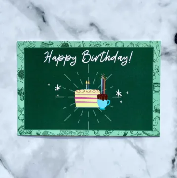 Happy Birthday Card - 6"x 4"